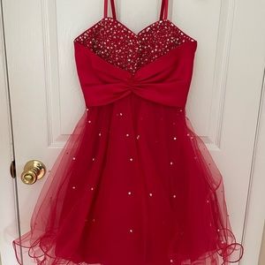 Red Junior’s Cindy USA Dress